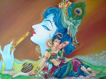 Krishna et Radha œuvres - Radha Krishna 25 hindouisme